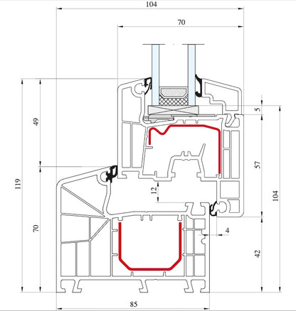 Ideal 4000 - Kunststof ramen