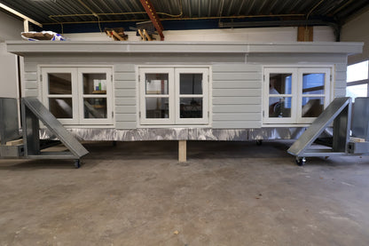 Klassieke houten dakkapel